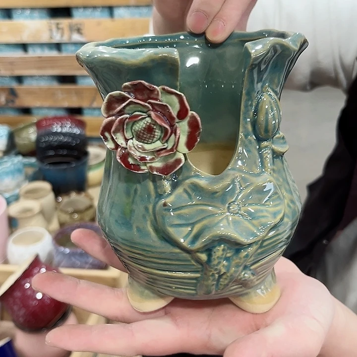 陶瓷陶瓷多肉植物花盆