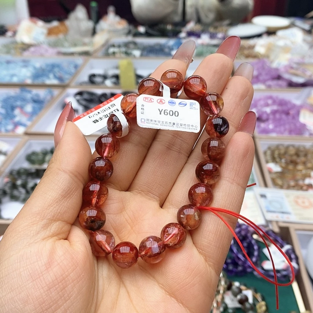 水晶手链未镶嵌若****Y600红胶花