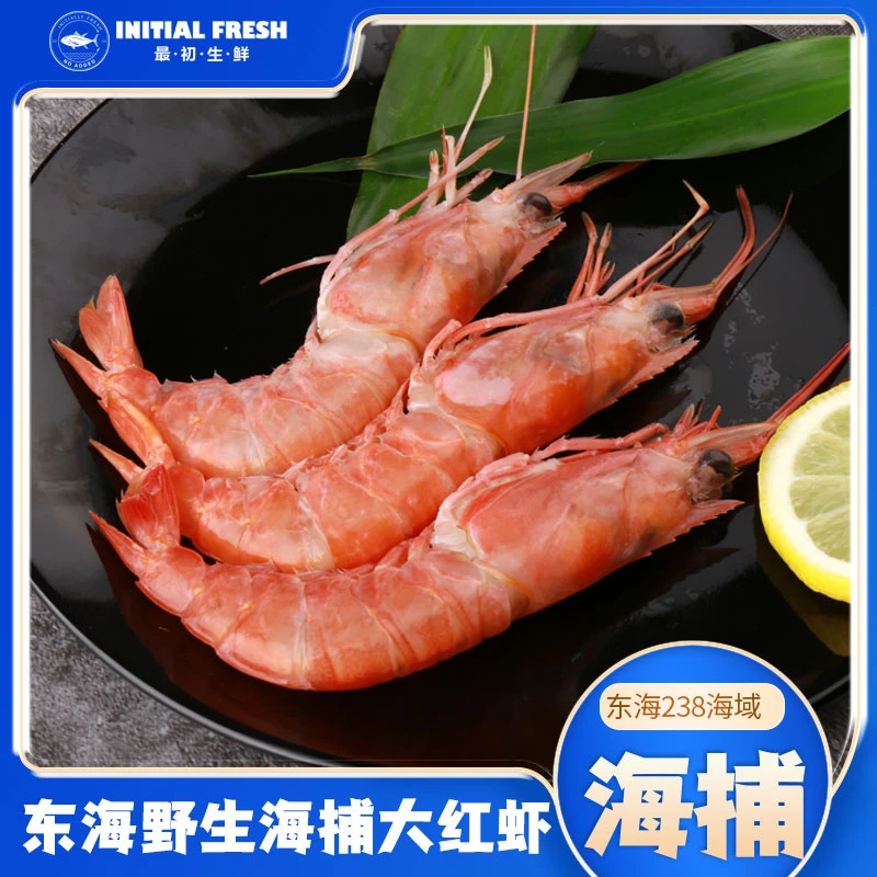 正宗东海野生海捕大红虾