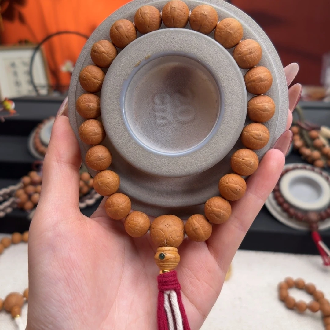 手串凤眼菩提12.5mm铁籽单圈素串精挑