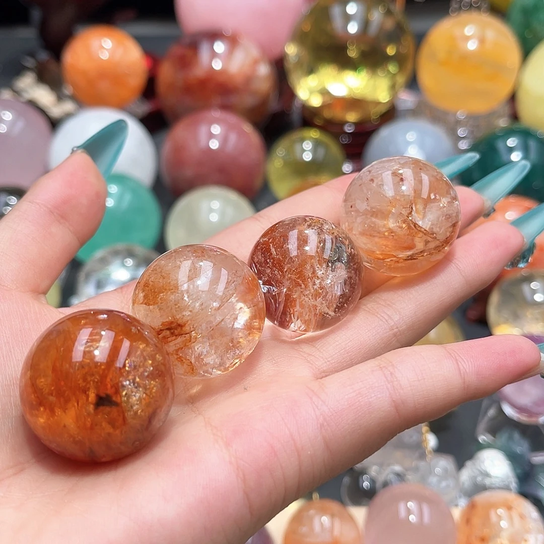 秋****珠宝半成品未镶嵌水晶微瑕2.8打通孔不退不换