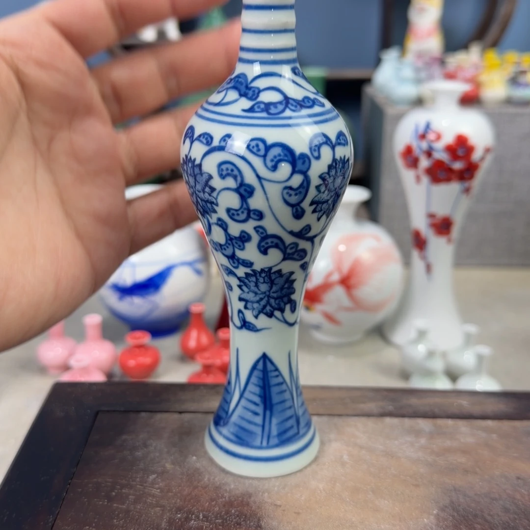 陶瓷手工小花器摆件