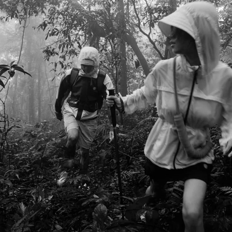 潮牌户外登山三防泼水真两件可拆卸风壳冲锋衣夹克秋季外套
