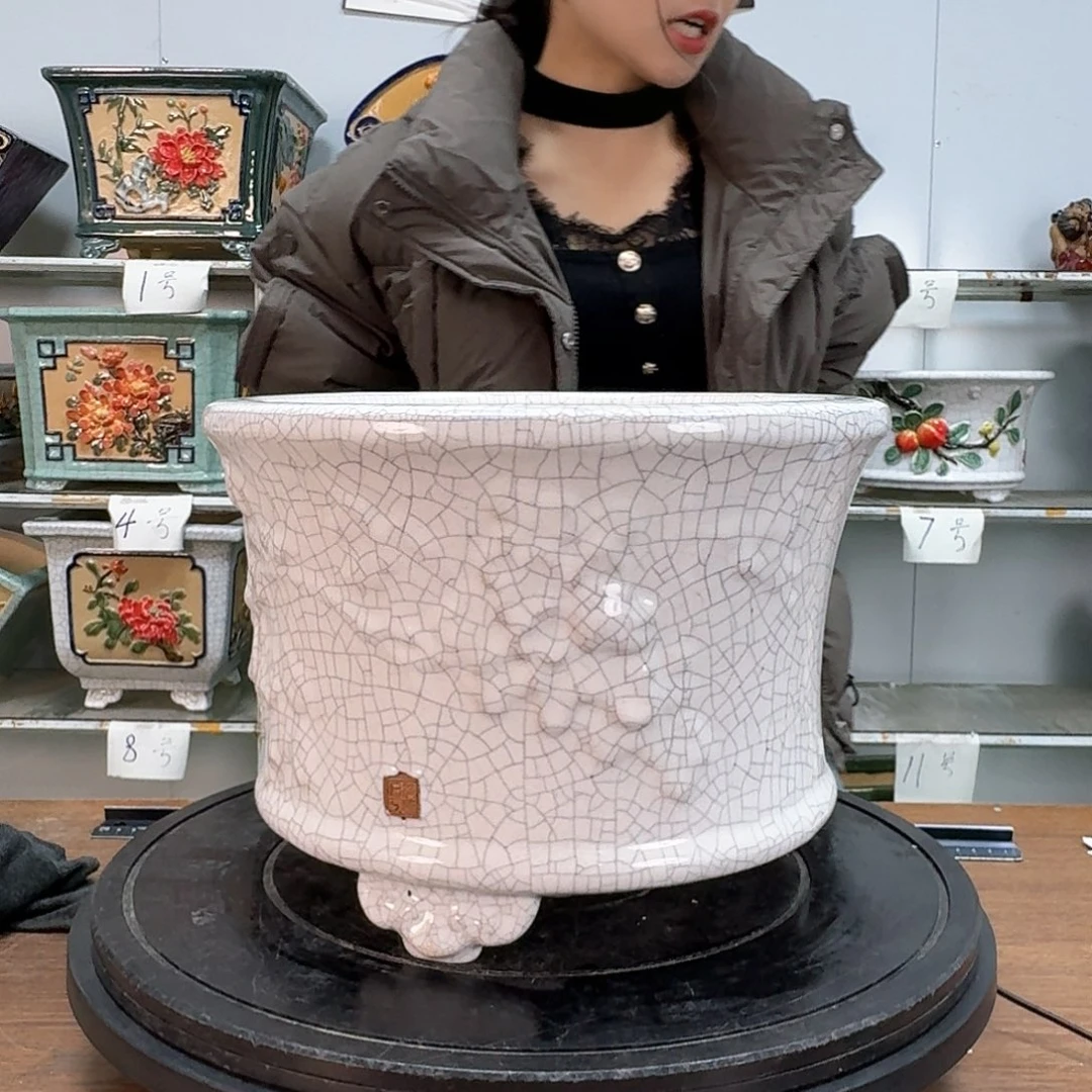 红陶修*石湾盆150