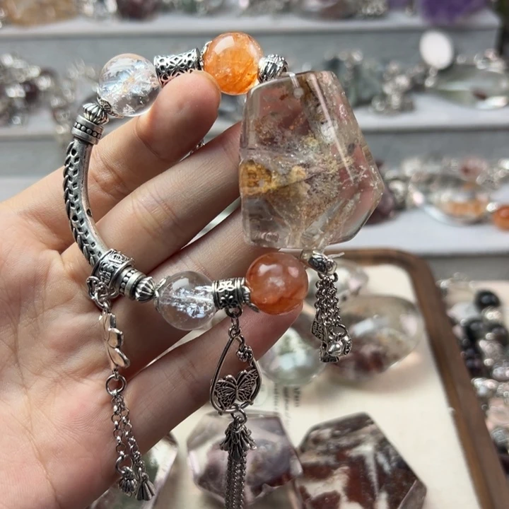 水晶手链合金e****g手串