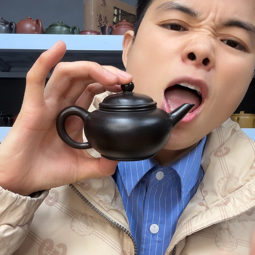 紫砂茶壶民间手艺人全手工制作