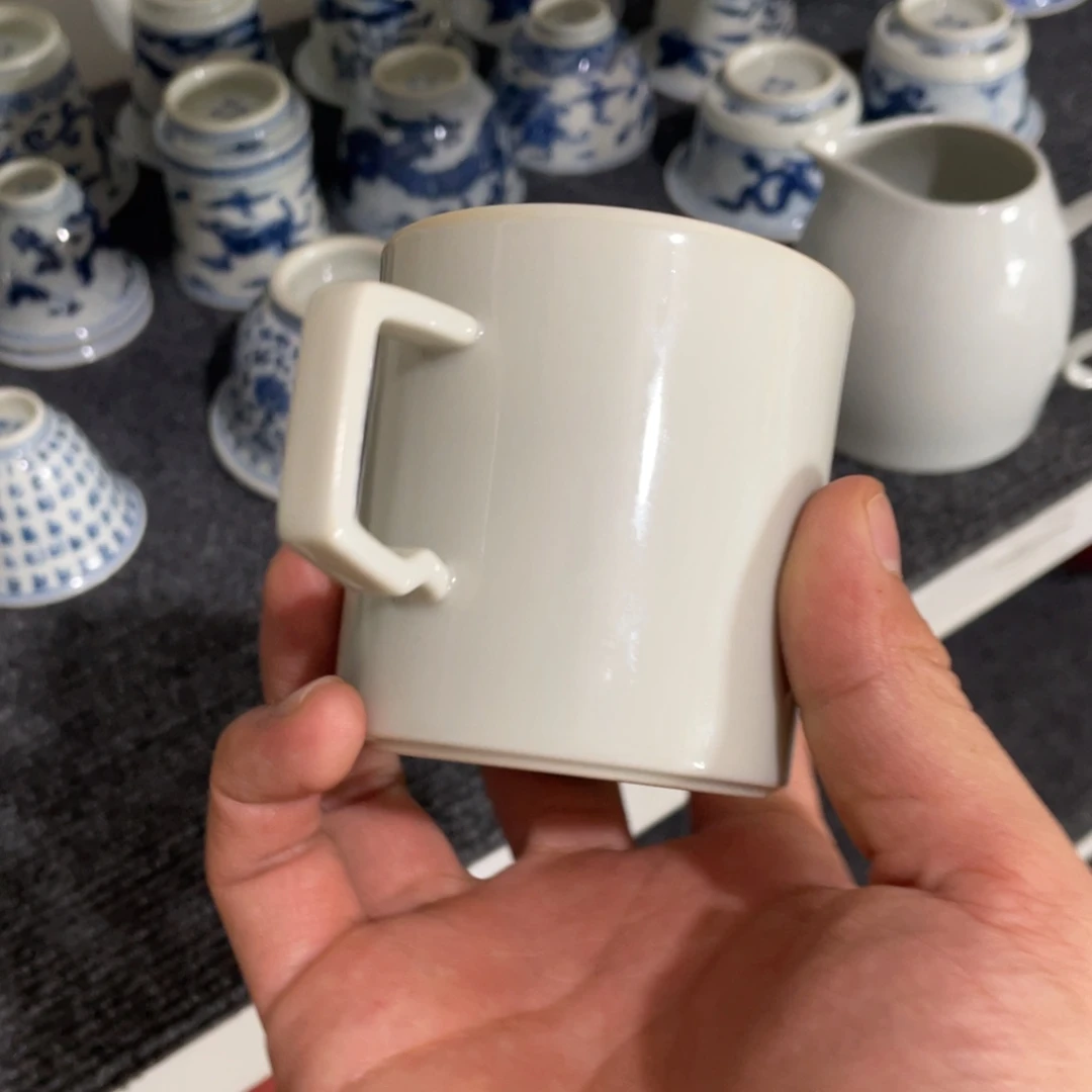 沐***风杯子景德镇陶瓷现代手工陶瓷茶具