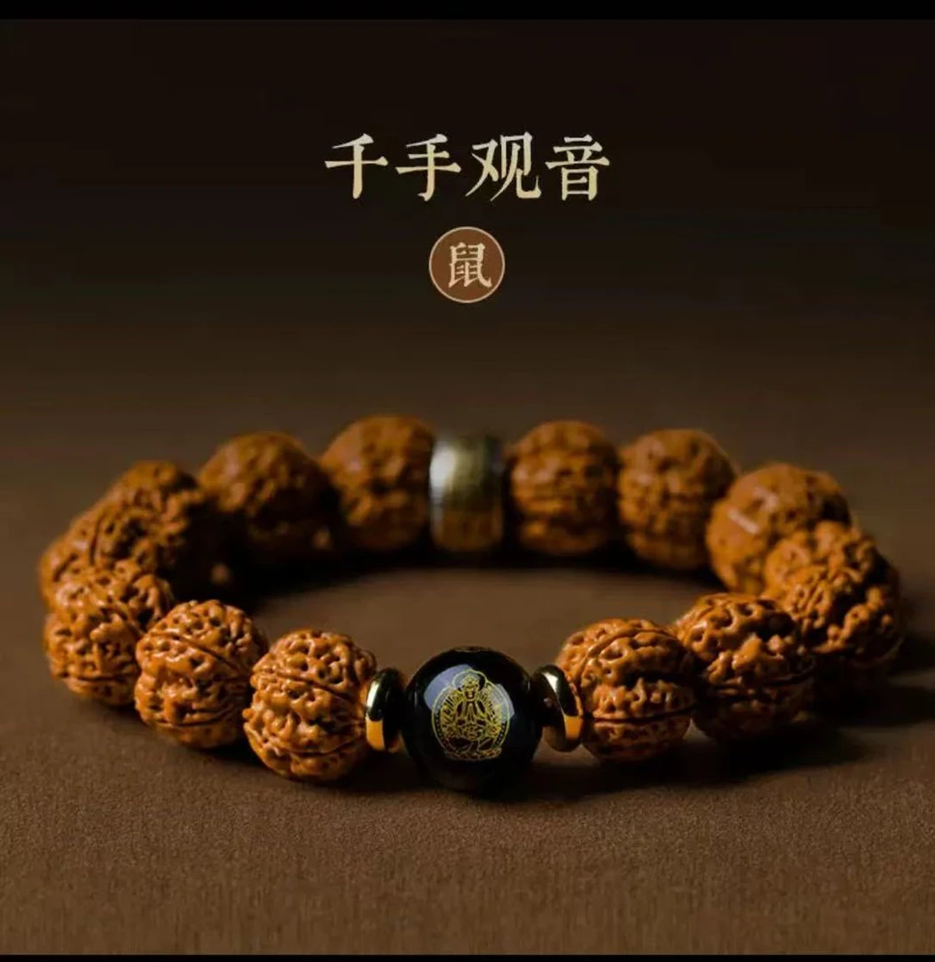 小金刚菩提子手串精品菩萨文玩佛珠手链盘玩手串配饰男女情侣款