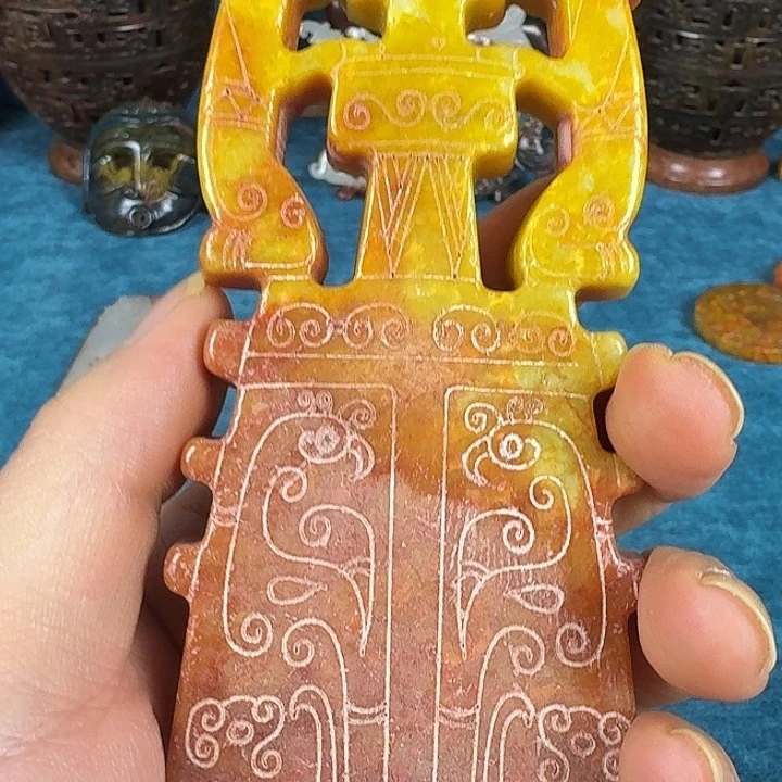 和田玉（糖玉）未镶嵌挂件