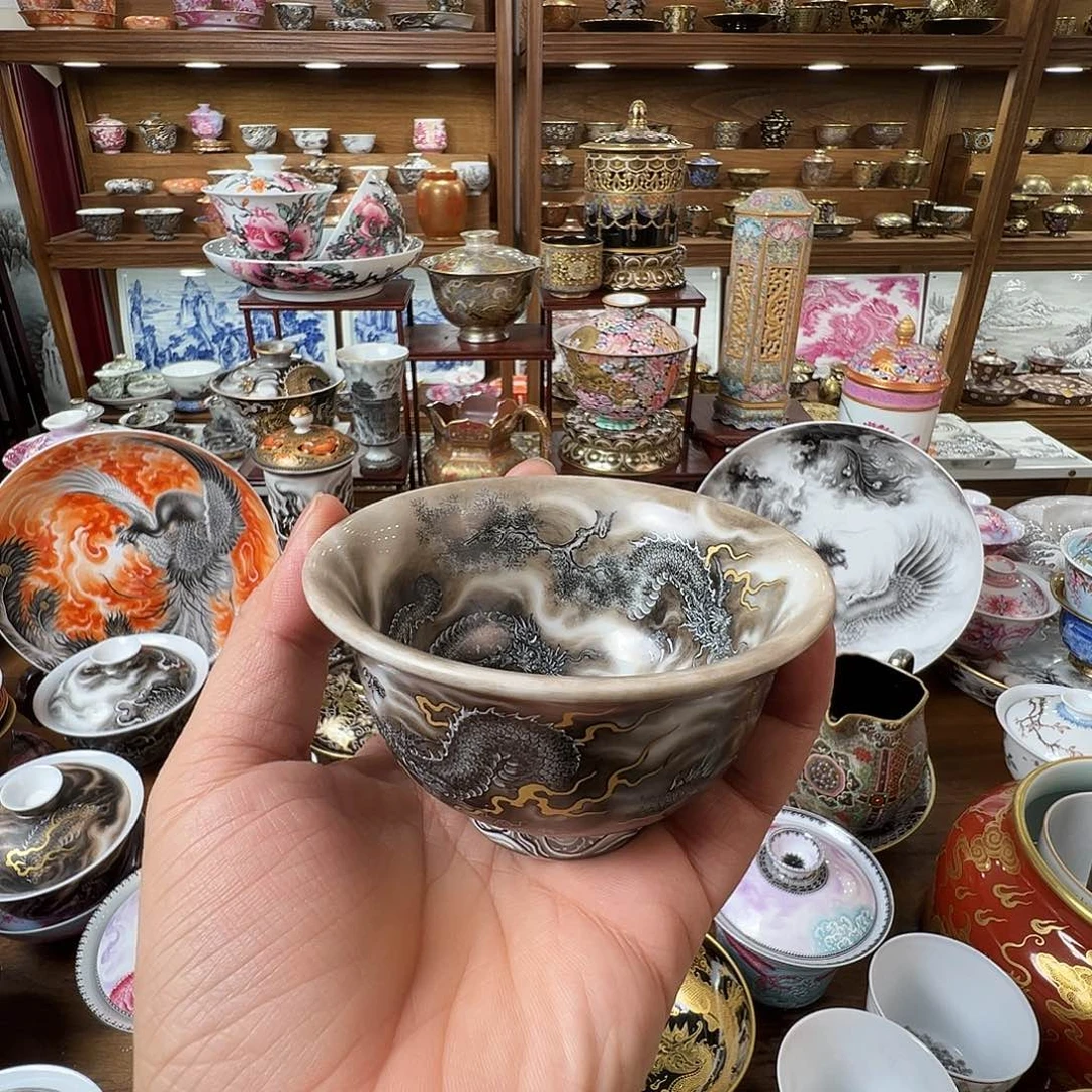 某林堂平替九龙压手杯