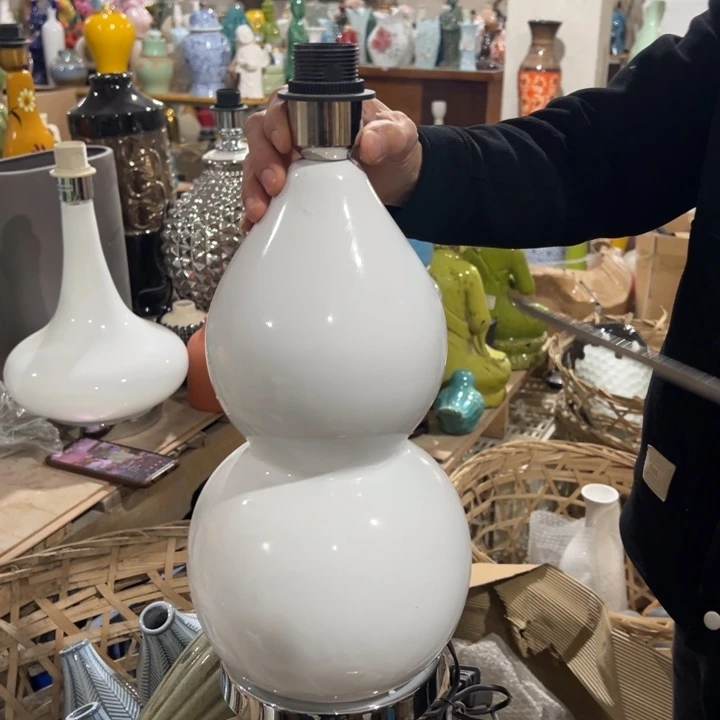 摆件高45宽18公分微瑕捡漏台灯柱