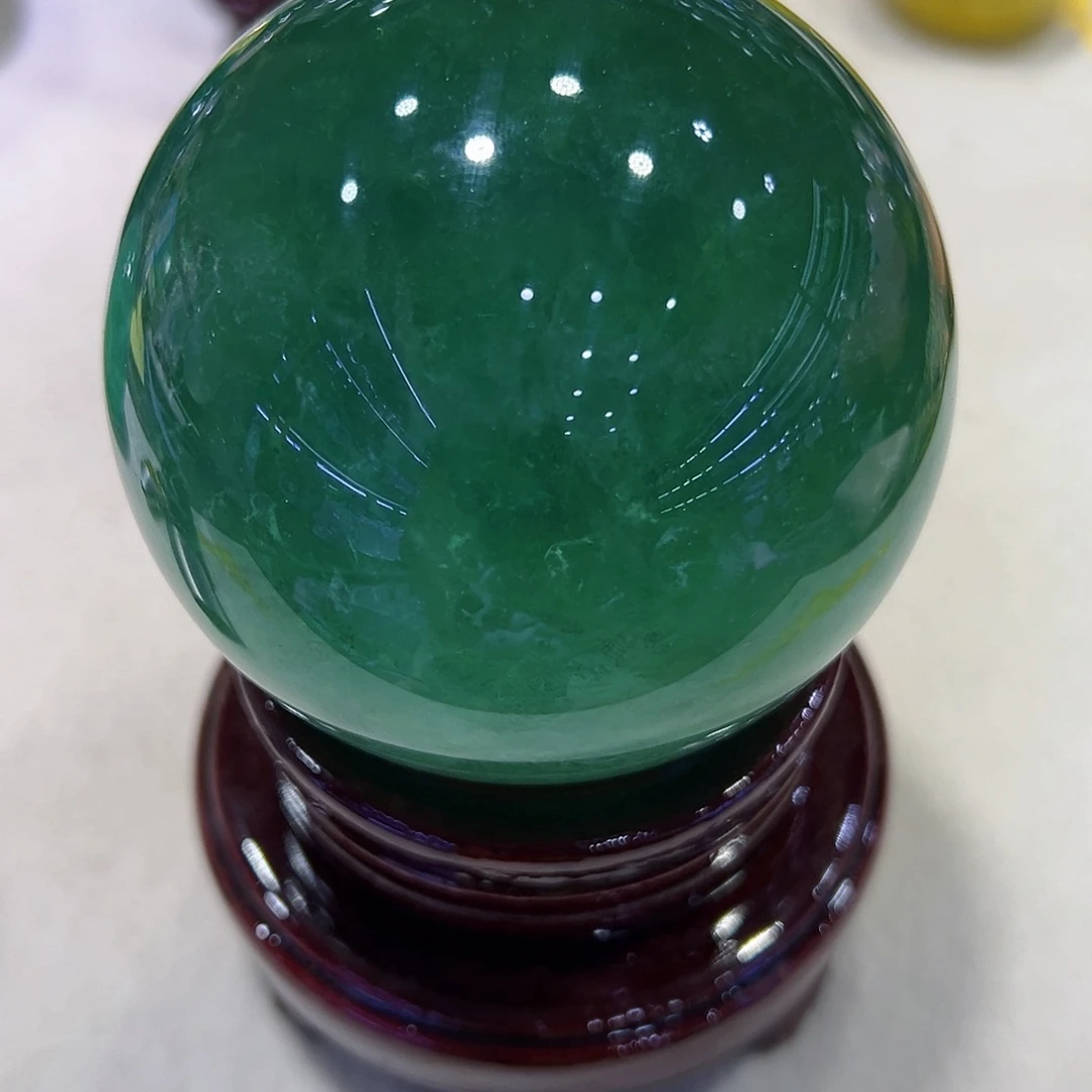 摆件球未镶嵌萤石收***件