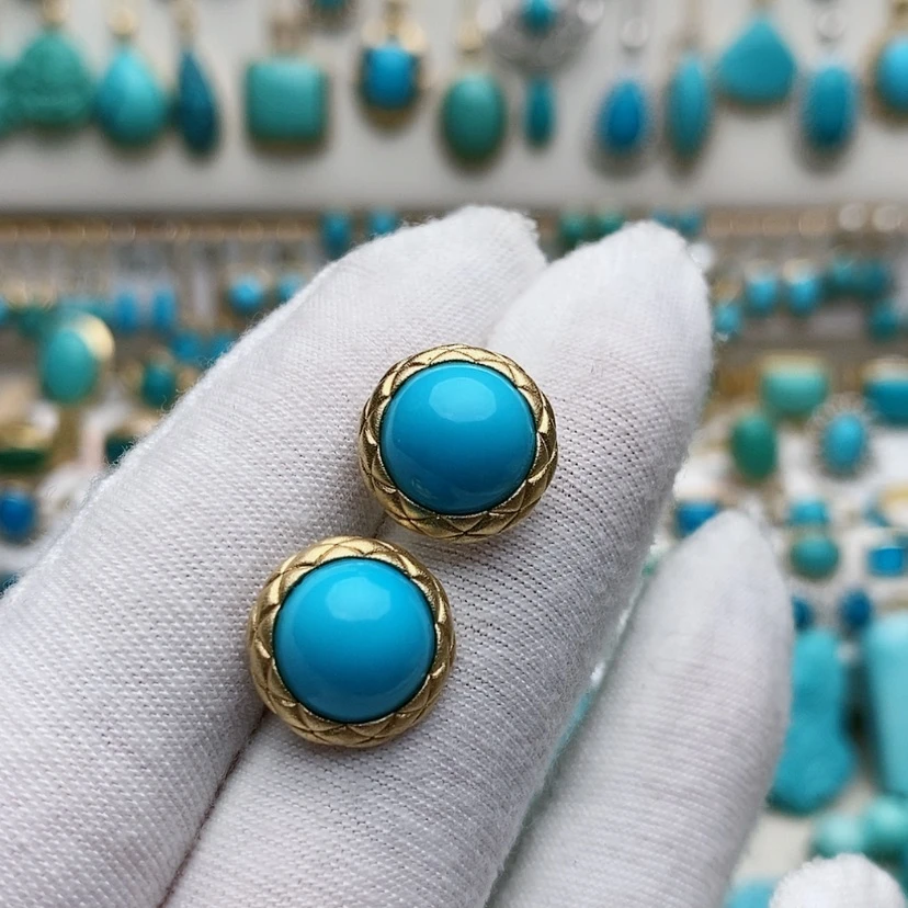 【闪购商品】绿松石配饰18K金镶嵌用****1