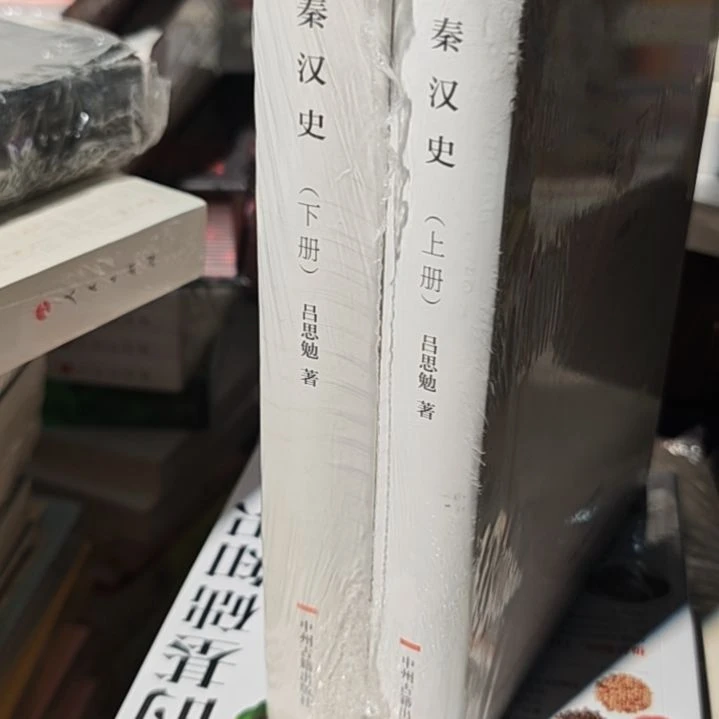 秦汉史两本一套精装库存书微瑕介意