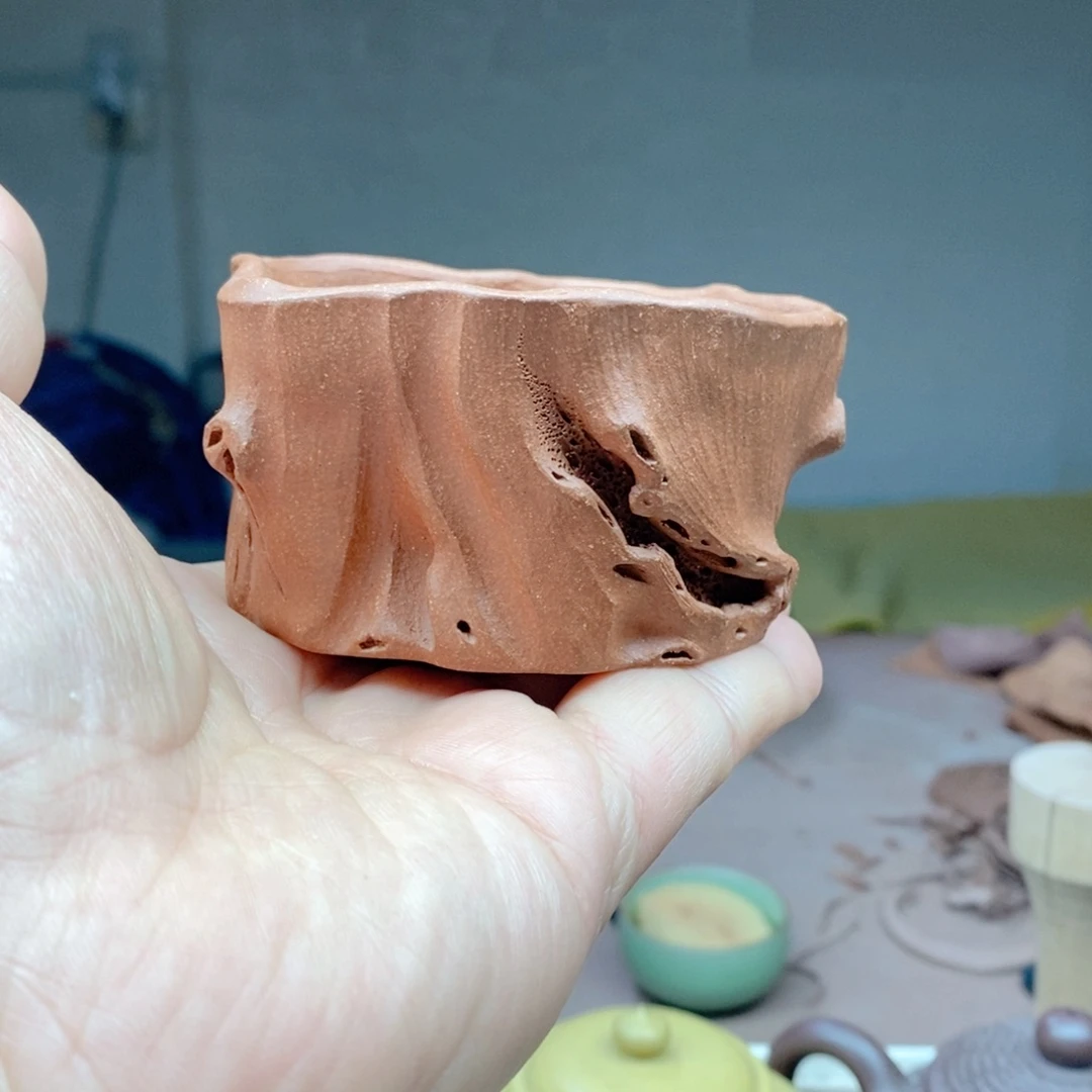 紫砂壶再****文全手工主人杯