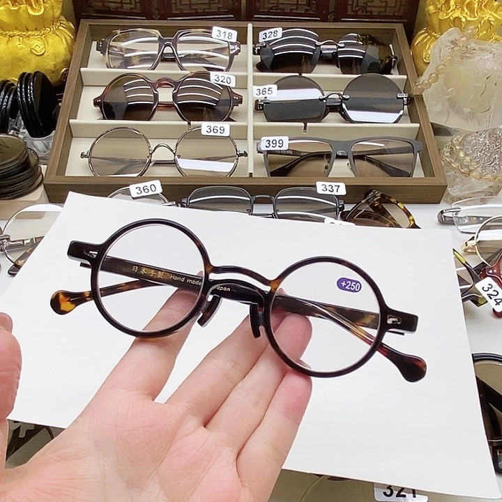 天然水晶石头眼镜