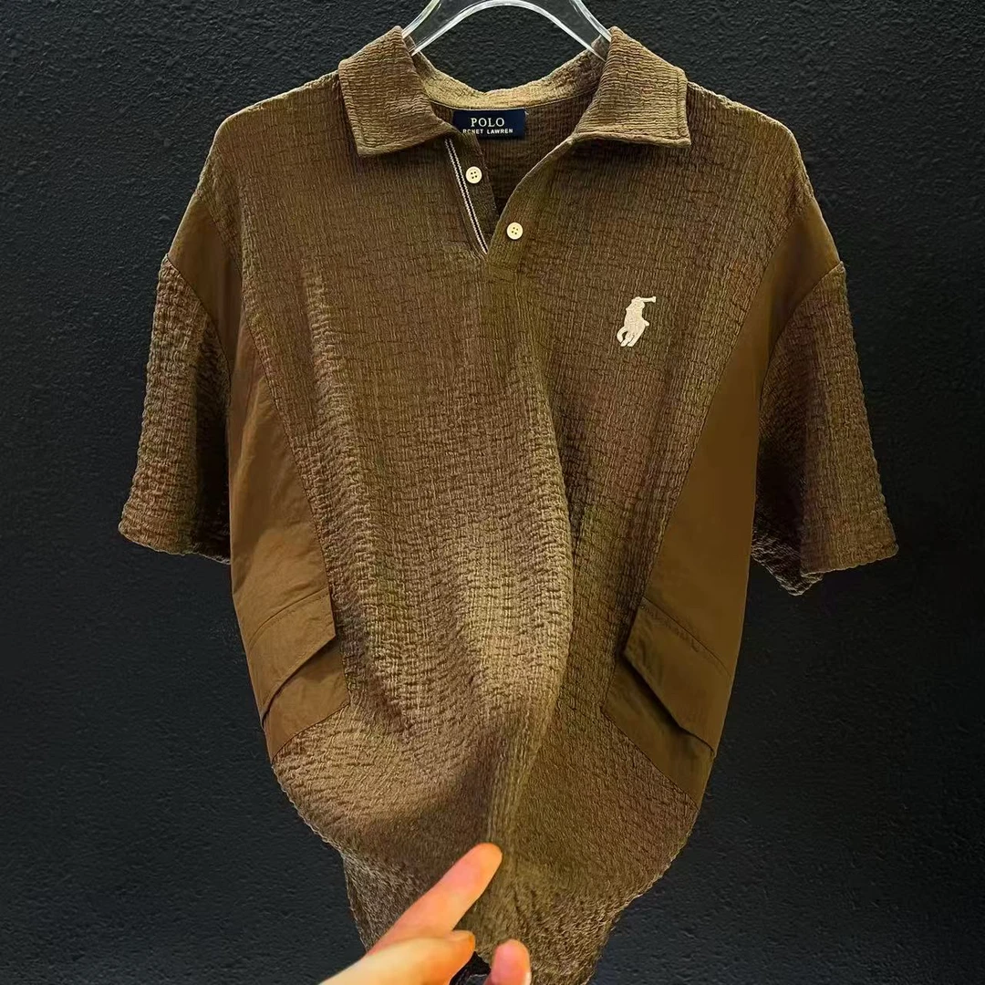 【米姐Umi】X新款设计师男女同款潮流时尚休闲Polo翻领P056