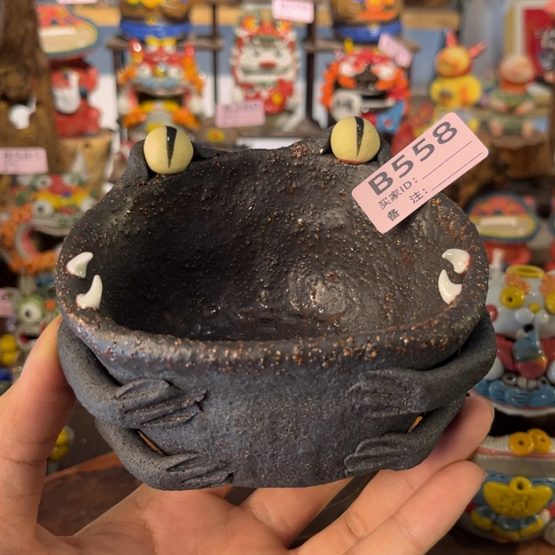 泥塑纯手工茶宠摆件