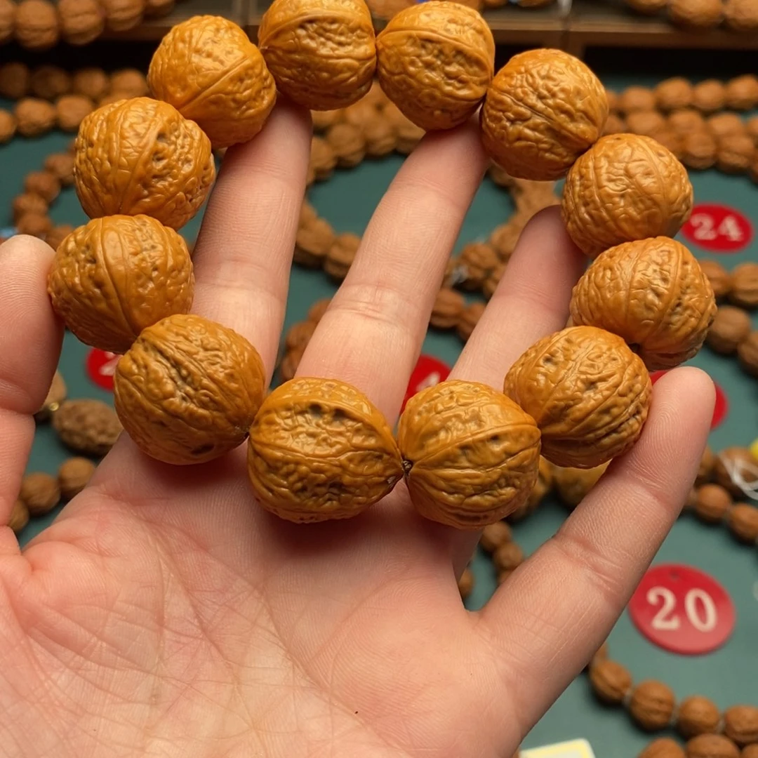 文玩核桃手串23尺寸平底