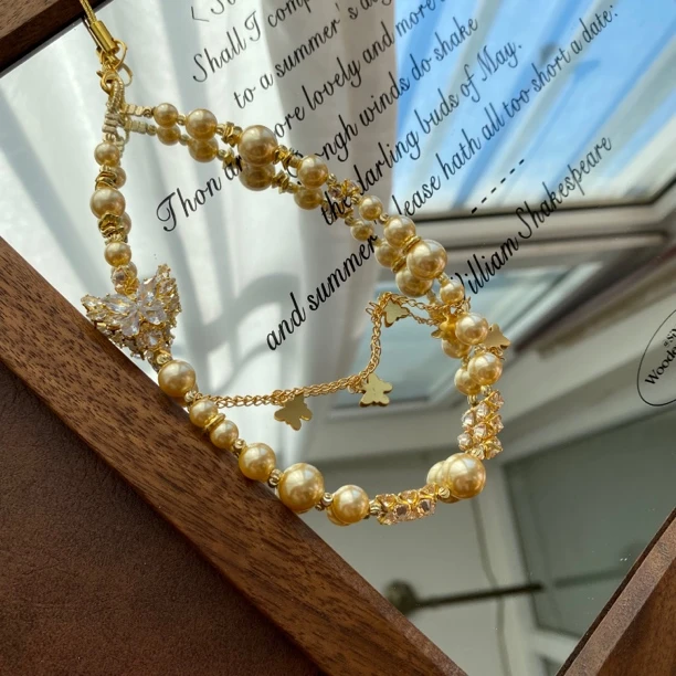 2729蝴蝶反夹小众原创手机链