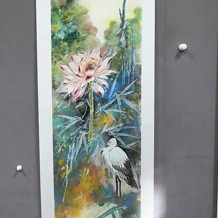 国画亲笔手绘放心去藏