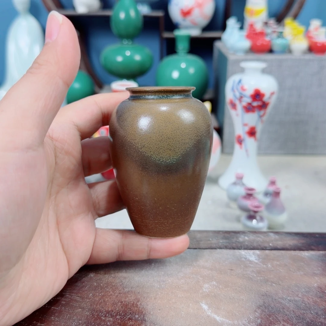 陶瓷手工小花器摆件