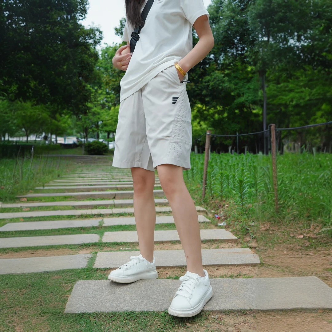 夏季工装短裤薄款速干潮流美式多口袋宽松休闲透气五分裤男女同款
