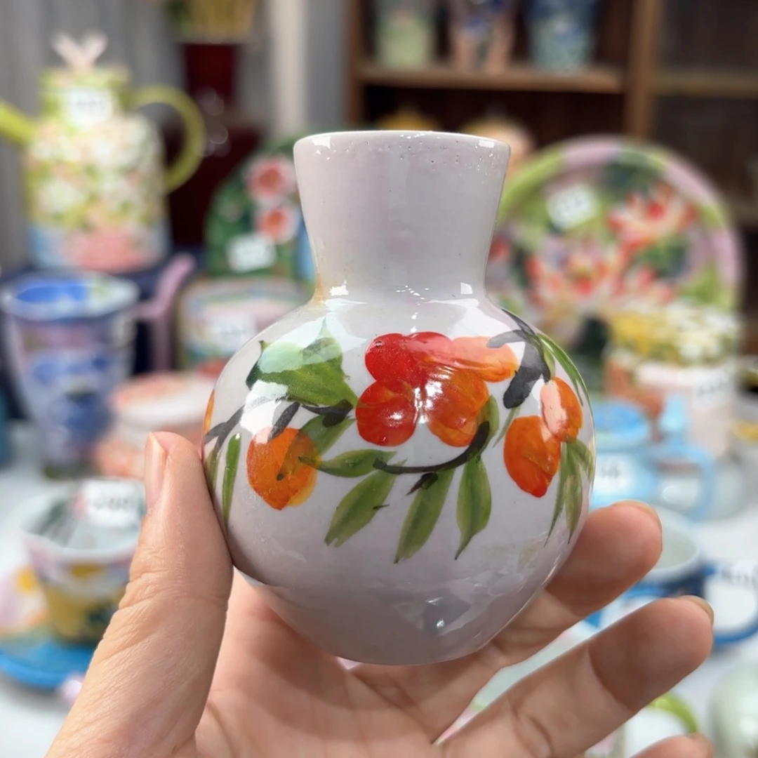 景德镇手绘高温釉下彩陶瓷茶具