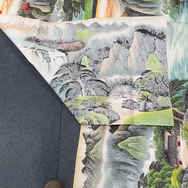 国画8张国画国画，国画作品展览