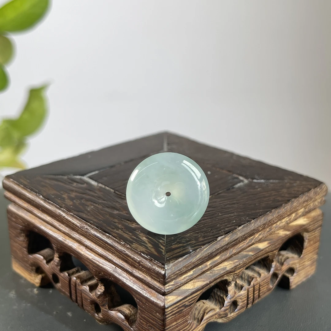 JTA09-88 天然缅甸A货翡翠  平安扣