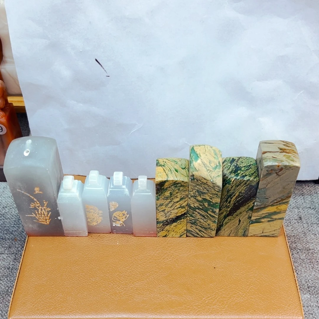 燕***！寿山石闪购商品瑕疵料9方