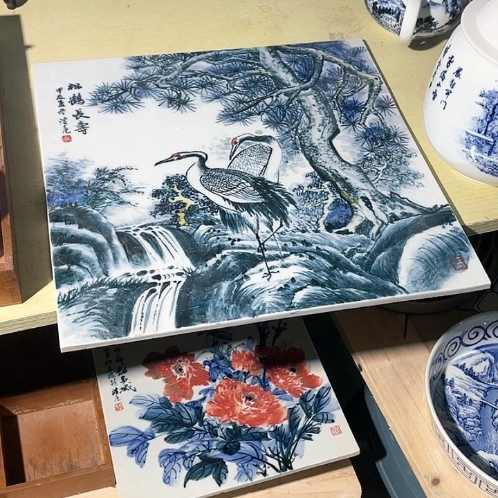 瓷片聲****人景德镇瓷器手工手绘