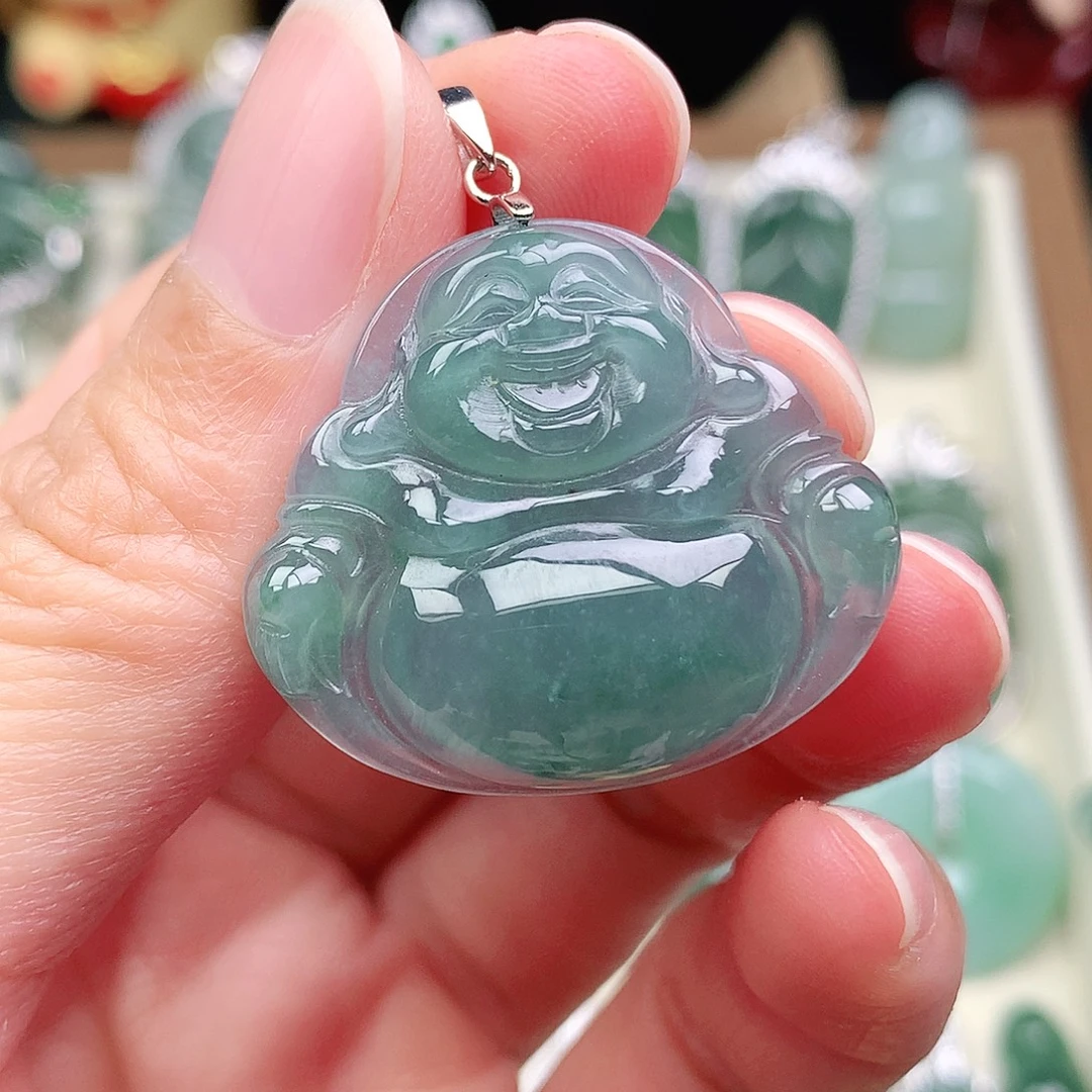 翡翠未镶嵌颈饰吊坠