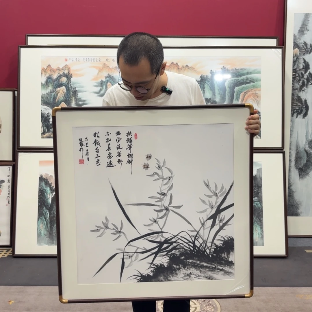国画带框80/80尺寸