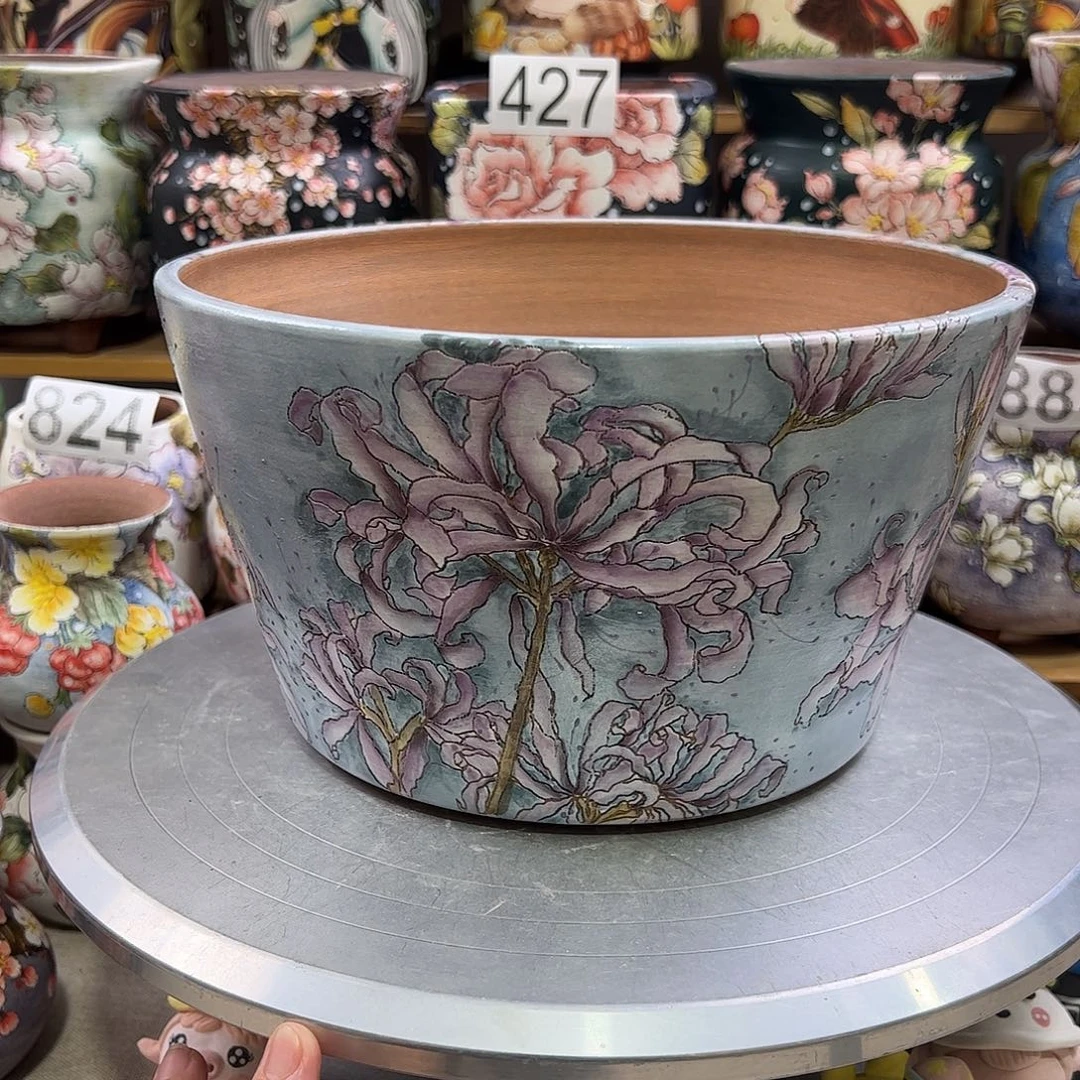 景德镇炫彩手绘口22高13