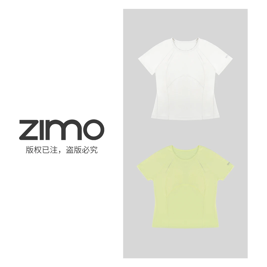 空气层女士短袖228-zimo-瑜伽健身瑜伽服健身服YFDX228