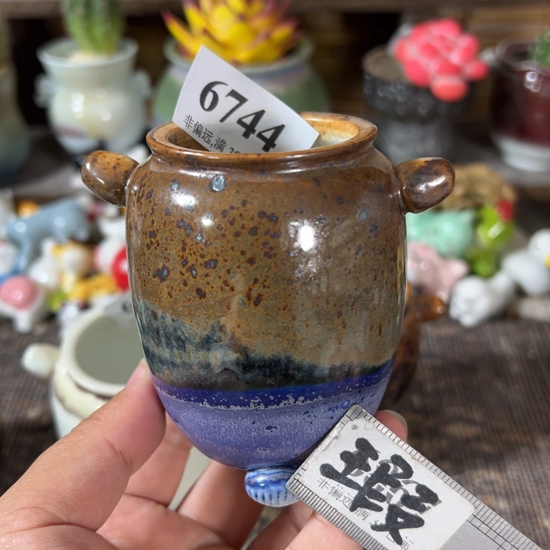 口4高8 手工花盆满30包邮
