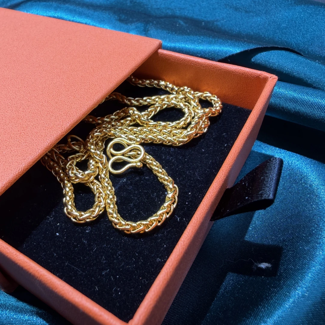 18k麻花链-国检证书+运费险 - 1104