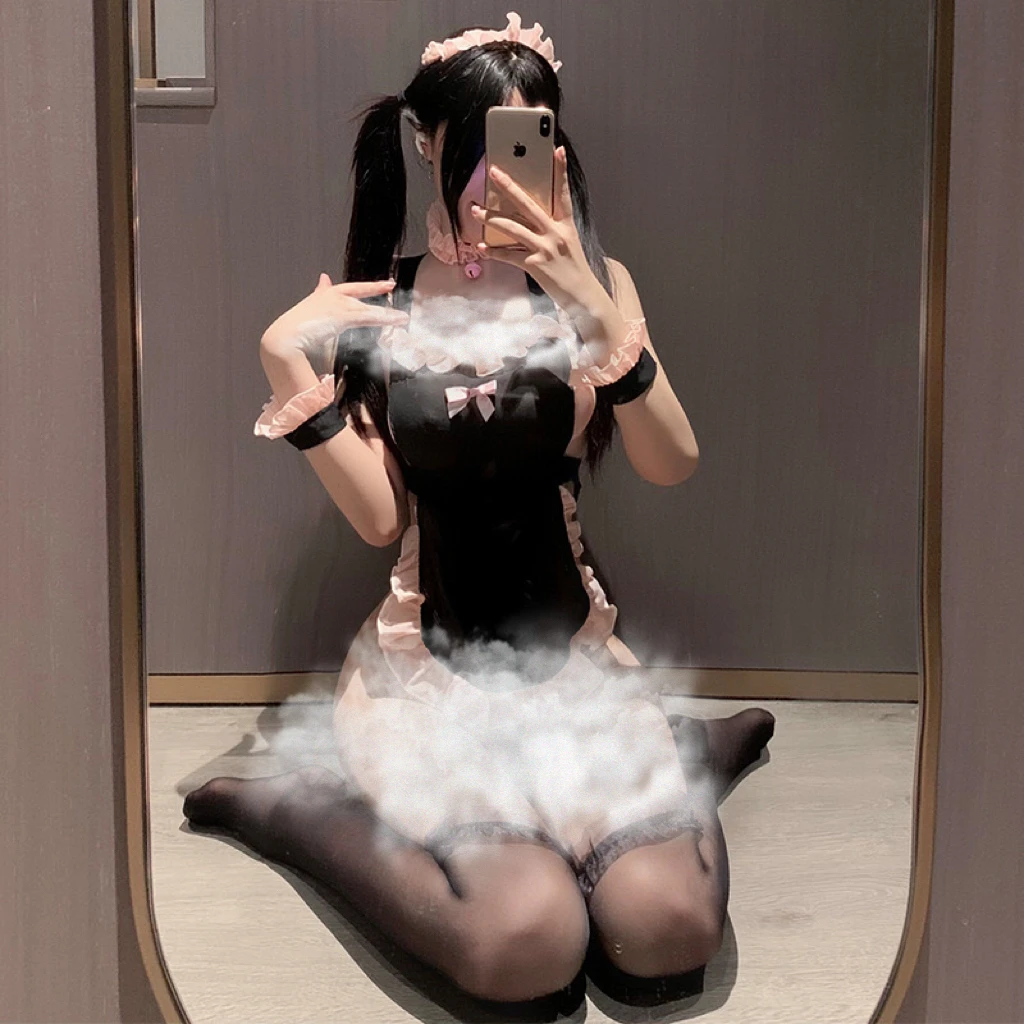 106号黑粉【甜酷】蕾丝网红性感纯欲辣妹睡衣睡裙