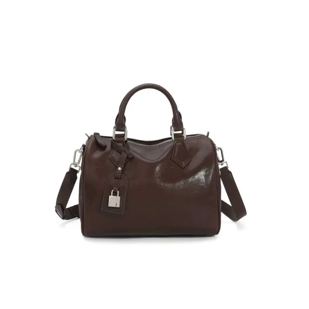 复古风手提斜挎大容量时尚百搭款波士顿包T70032