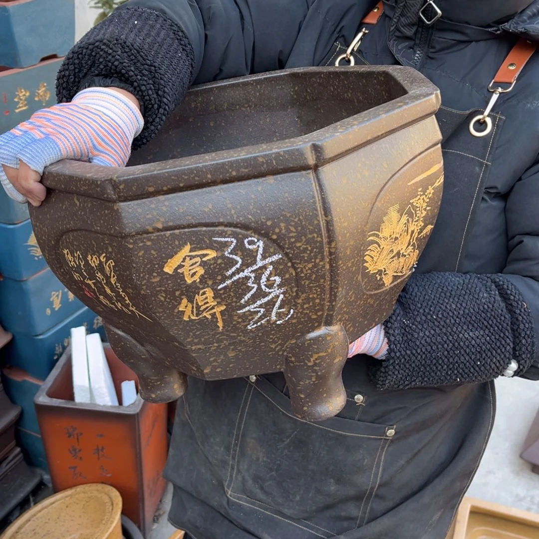 紫砂花盆盆景艺术