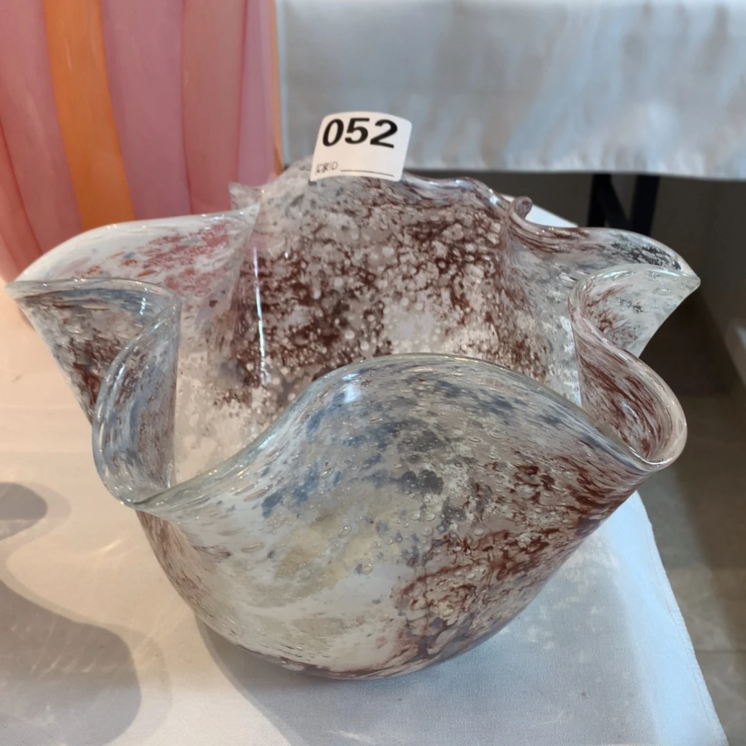 我***洒手工古法琉璃花器