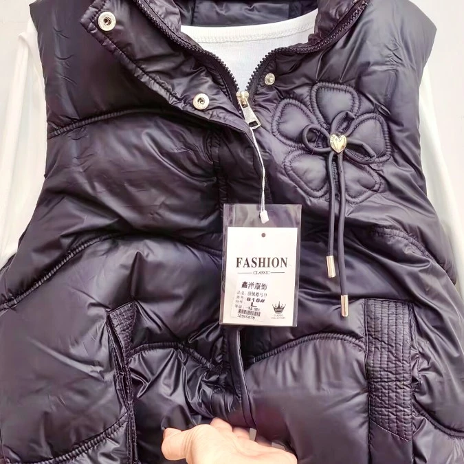 冬季加厚上衣女棉马甲休闲纯色马甲常规款保暖洋气显瘦工厂直销