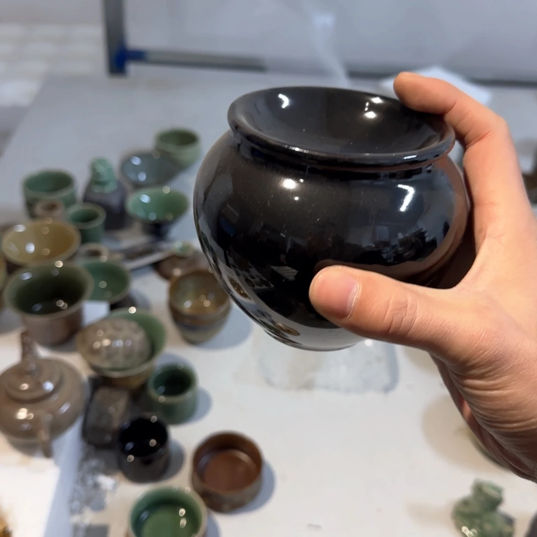 小金茶器青瓷茶具