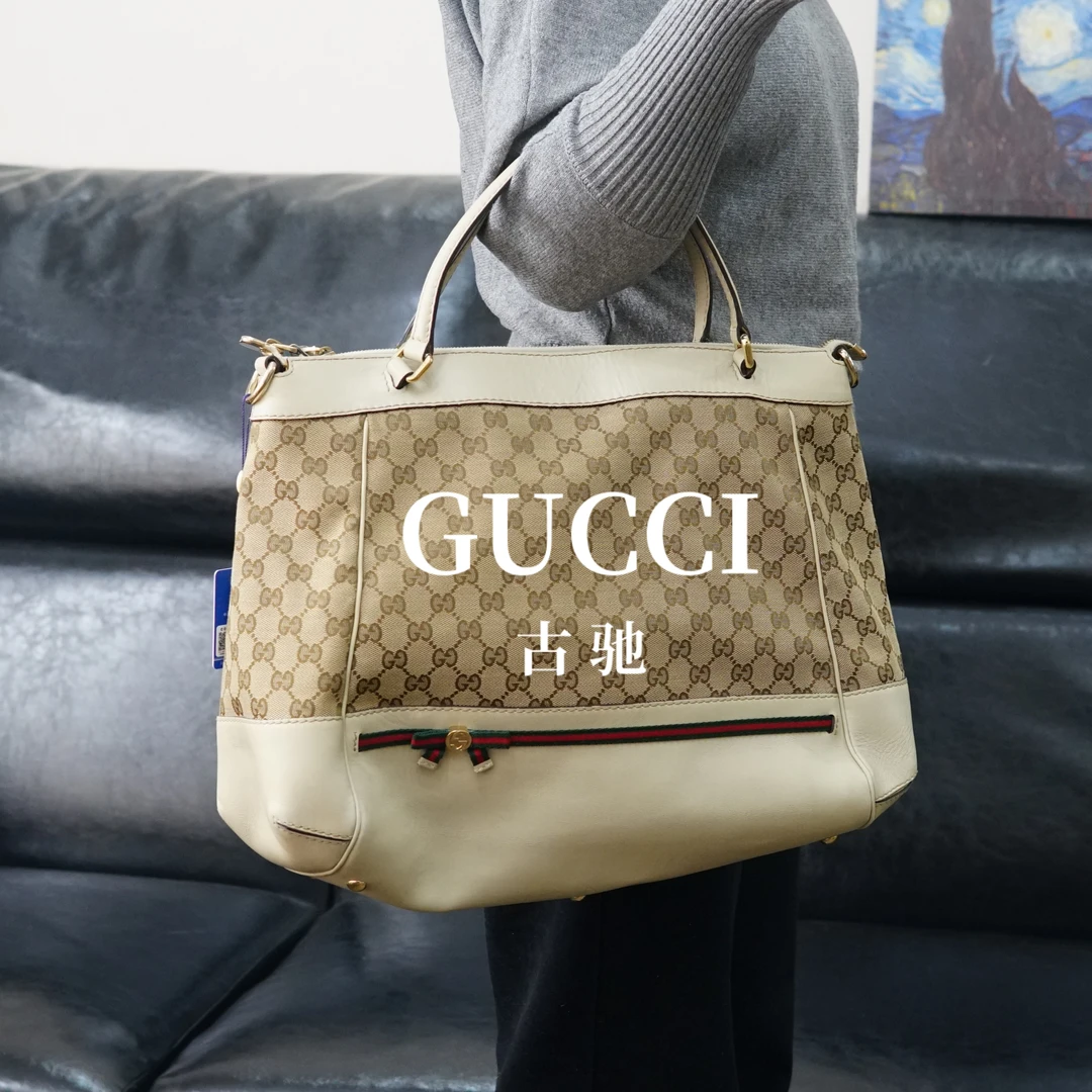 95新 GUCCI/古驰 老花单肩包/WJ01520048/0048