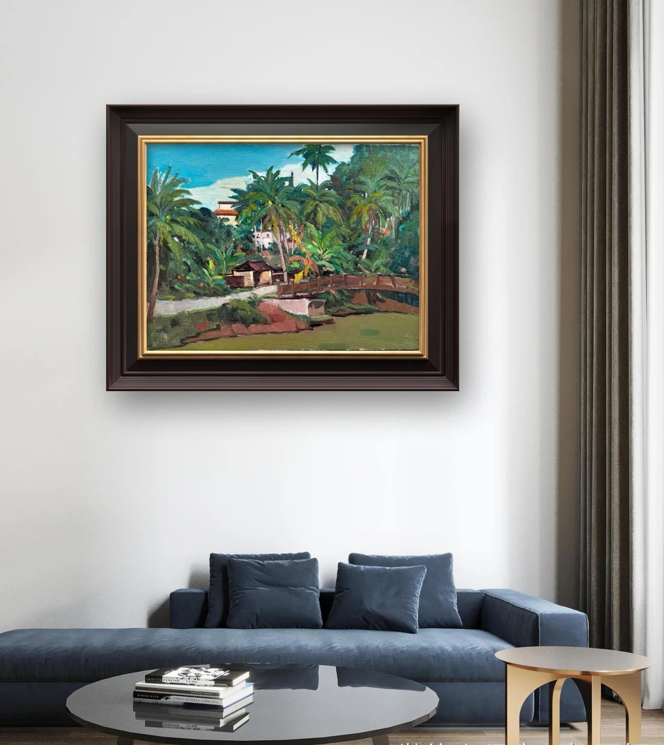《沙美印象》王倩海南油画风景写生作品60x80㎝