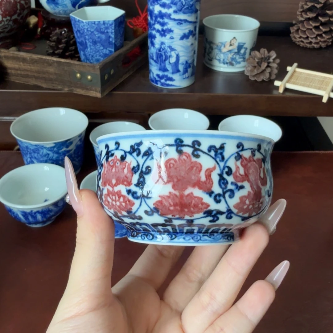 杯景德镇全手绘瓷器