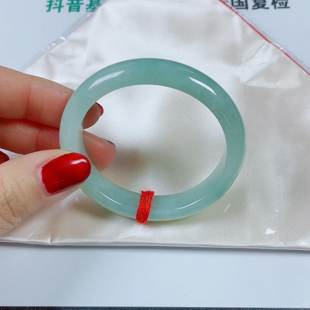 翡翠未镶嵌手镯贵妃54宽12.4厚8
