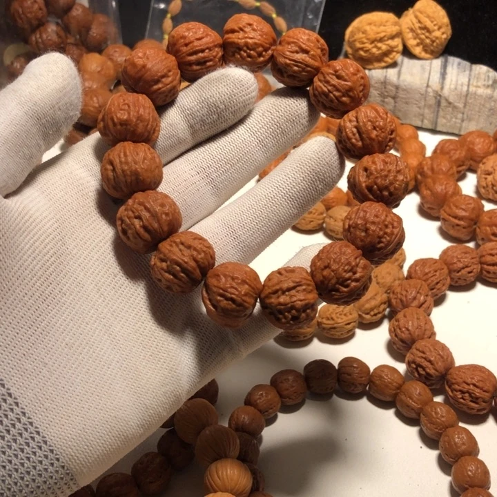 文玩核桃手串磨盘