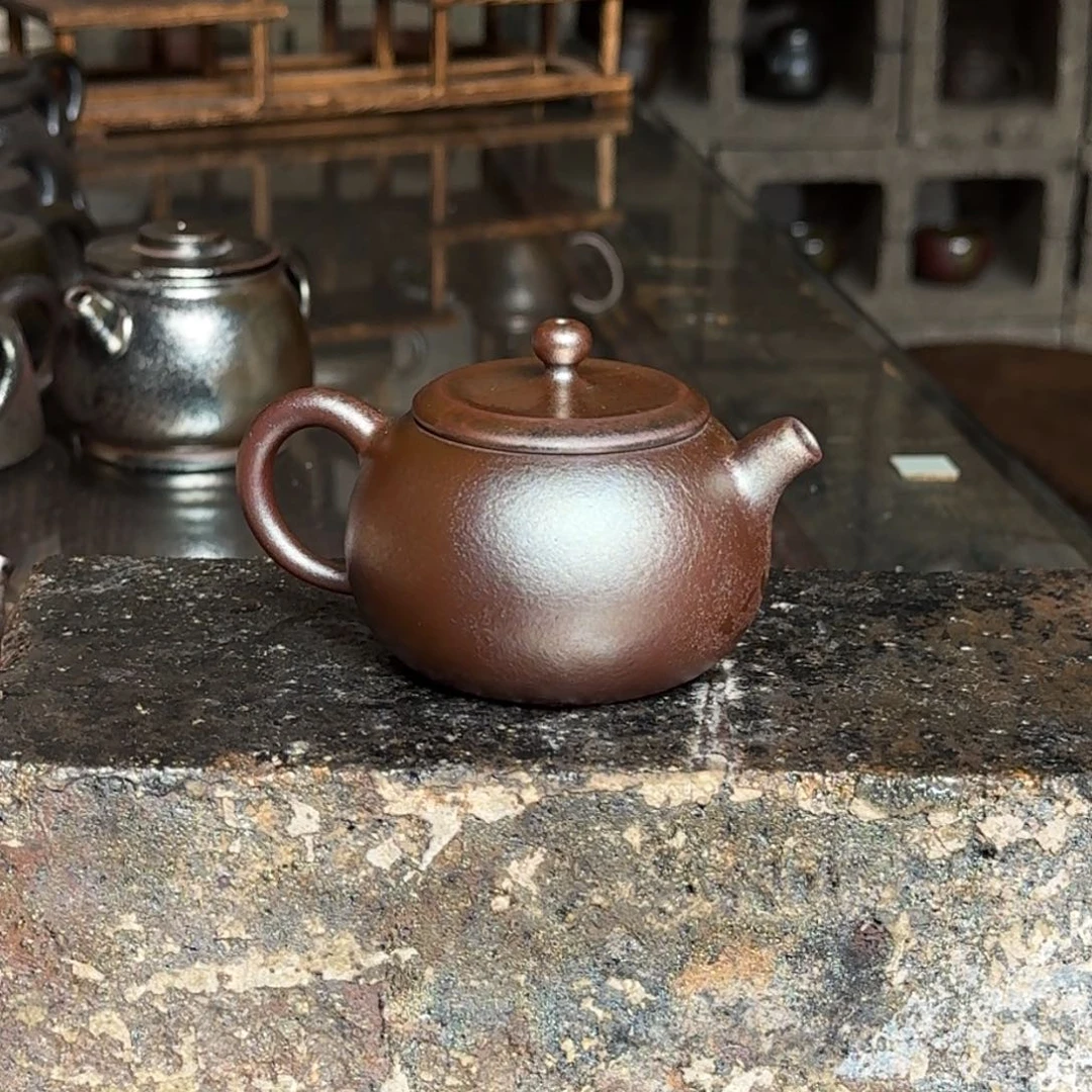 建水紫陶紫泥柴烧茶具